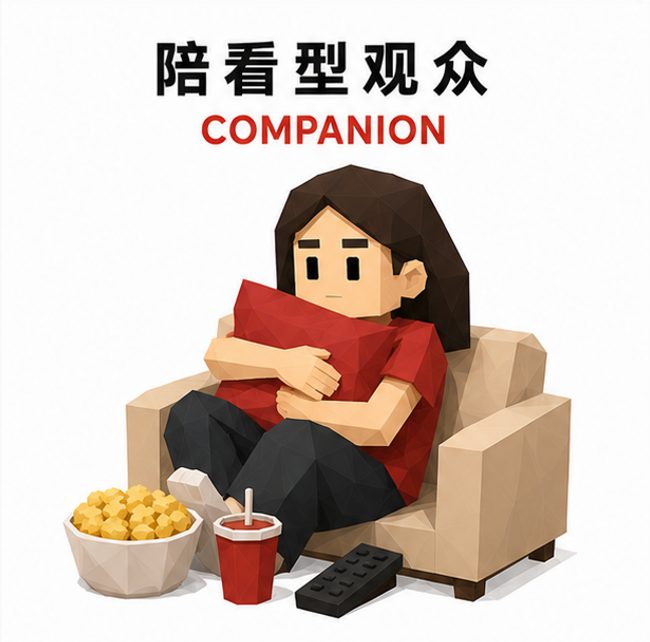 陪看型观众 人格图